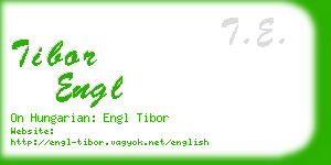 tibor engl business card